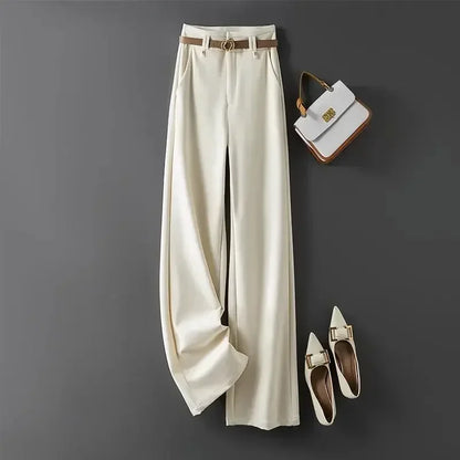 Women's Pants Work Dress Office Tailoring Wide Leg 2025