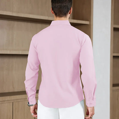 Men's Wrinkle-Free Business Casual Shirt