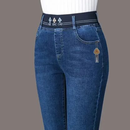 Women's Oversize Jeans 26-38 - Slim High Waist Skinny Denim Pants