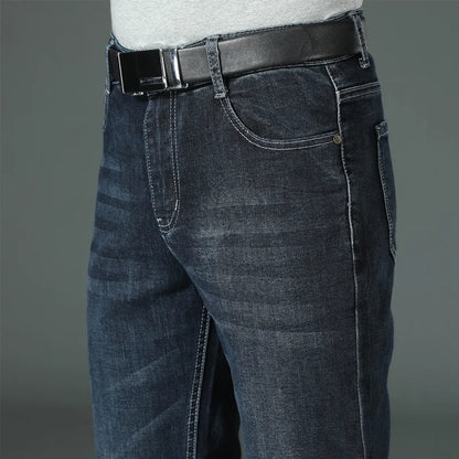 Men's Flared Boot Cut Jeans - Designer Classic High Waist