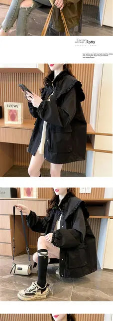 Trench Coat Waterproof Women Windbreaker