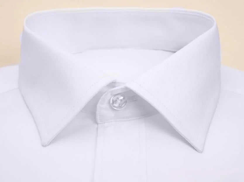 Men's Formal Business White Shirt 5XL