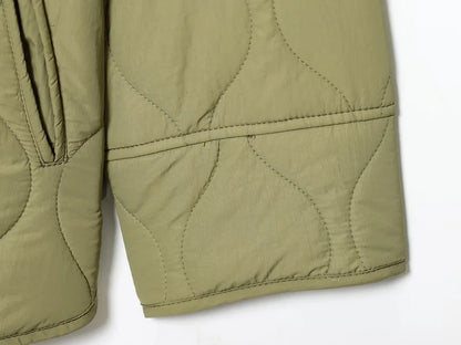 Women's Black Quilted Jacket - Padded Demi-Season Winter
