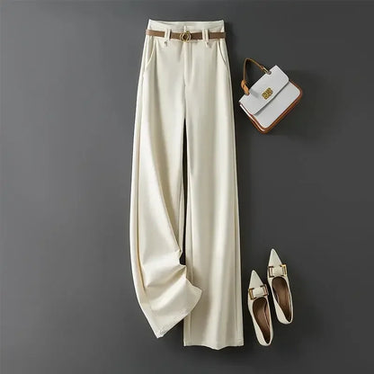 Women's Pants Work Dress Office Tailoring Wide Leg 2025