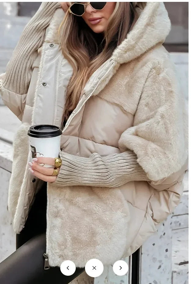 Winter Jacket Women 2026 Loose New Down Jacket Hooded