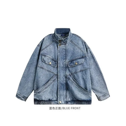 Denim Jacket Men Spring Autumn - Cargo 2026