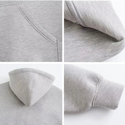 Women's Fashion Warm Hooded Jacket Fall Autumn Winter Gray