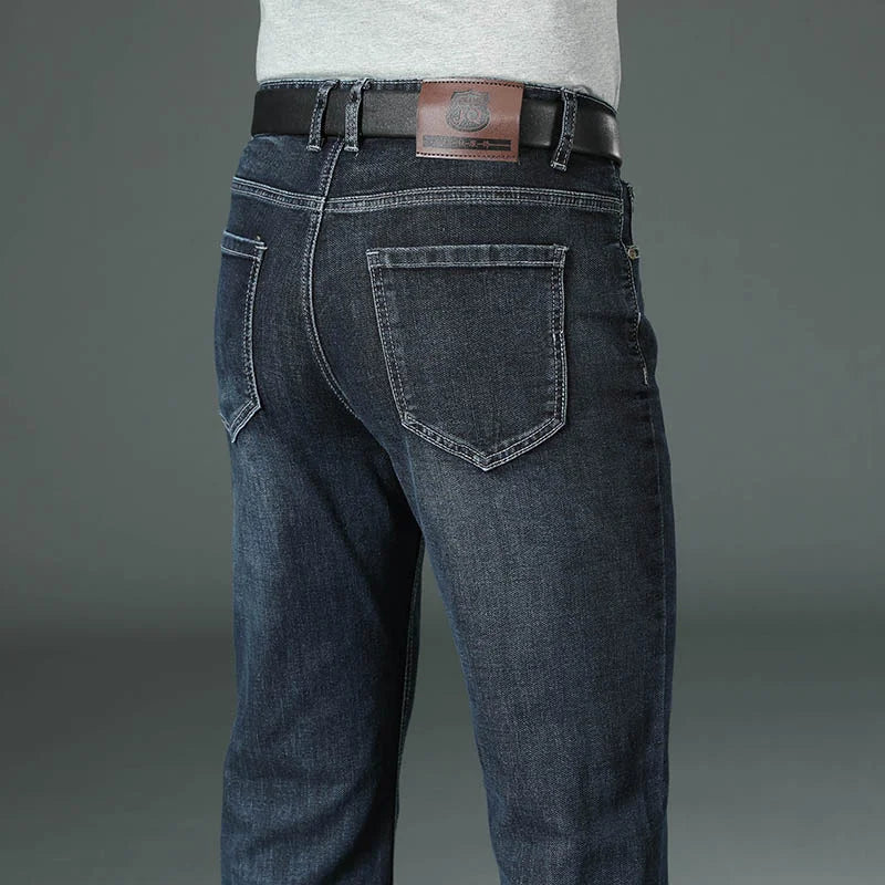 Men's Flared Boot Cut Jeans - Designer Classic High Waist
