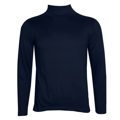 Kişi Slim Fit Boğazlı Uzunqol Köynək