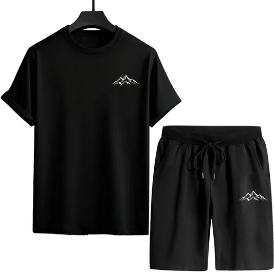 Men's Printed T-Shirt & Shorts Summer Tracksuit 2026