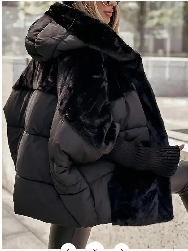 Winter Jacket Women 2026 Loose New Down Jacket Hooded