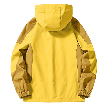 Hooded Ski Jacket - Windproof Winter Sports Coat