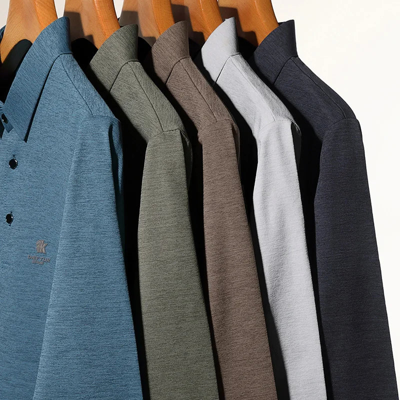 Kişi Polo Uzunqol T-shirti 2025