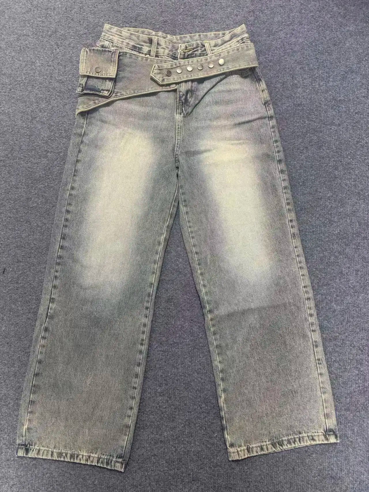 Women's Wide-Leg Y2K Jeans