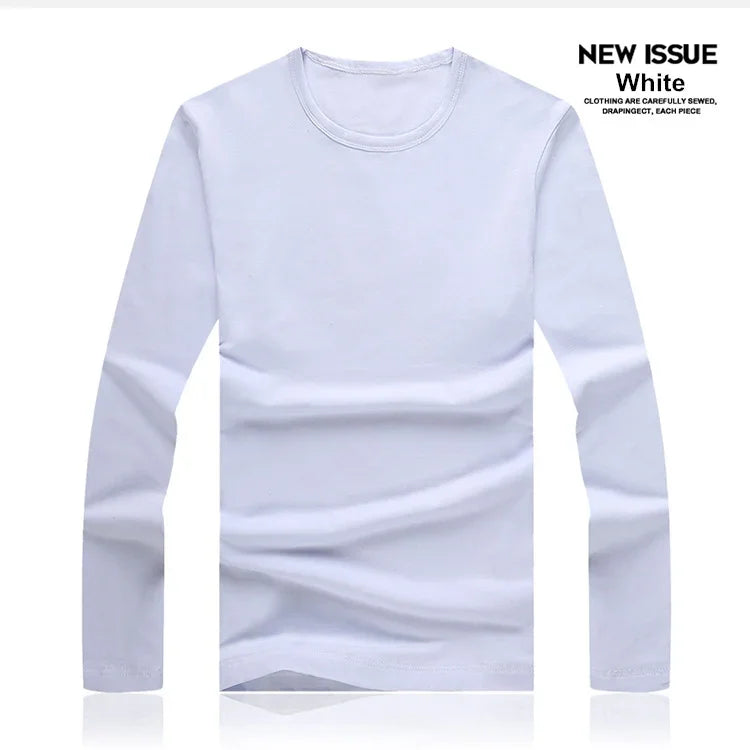 Men's Slim Fit O-Neck Long Sleeve T-Shirt 2025