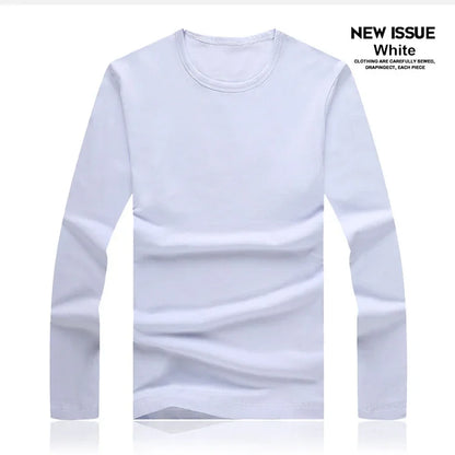 Men's Slim Fit O-Neck Long Sleeve T-Shirt 2025
