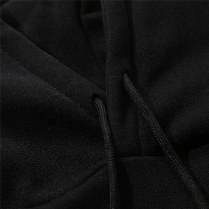 Men's Hoodie & Drawstring Pants Tracksuit Set