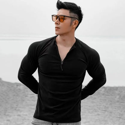 Men's Compression Gym Long Sleeve T-Shirt