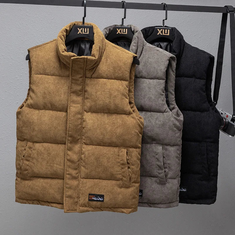 Men's Vest Jacket - Warm Sleeveless Waistcoat