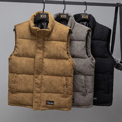 Men's Vest Jacket - Warm Sleeveless Waistcoat