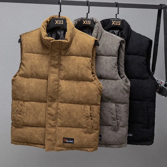 Men's Vest Jacket - Warm Sleeveless Waistcoat