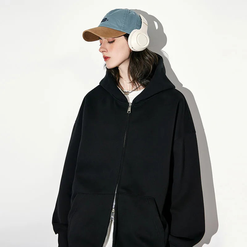 Women's Fashion Warm Hooded Jacket Fall Autumn Winter Gray