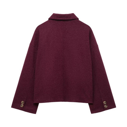Women's Jackets Coats Autumn 2025 New Chic Loose Warm Elegant