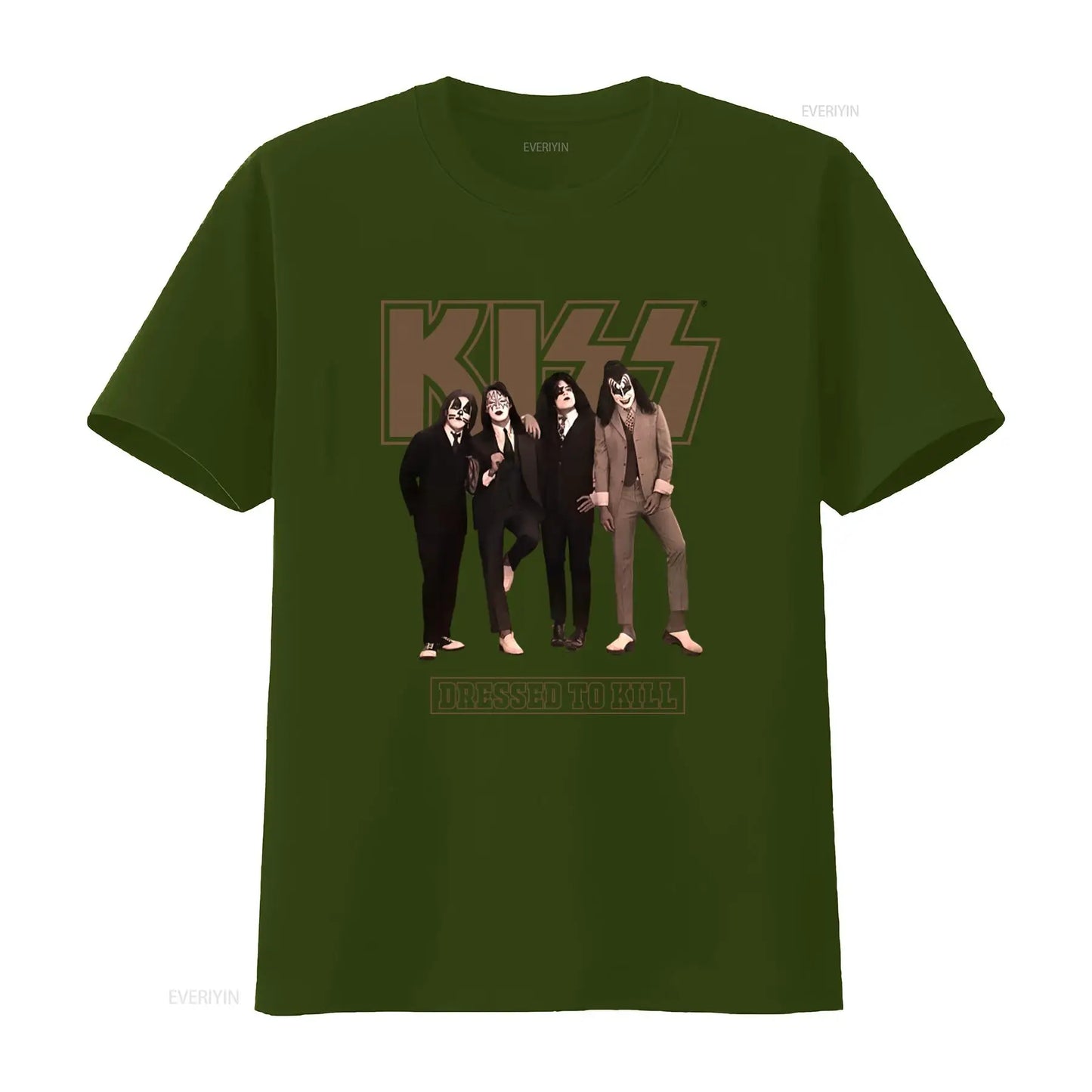 Kiss Band Vintage Washed Men's T-Shirt