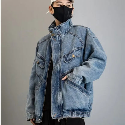 Denim Jacket Men Spring Autumn - Cargo 2026