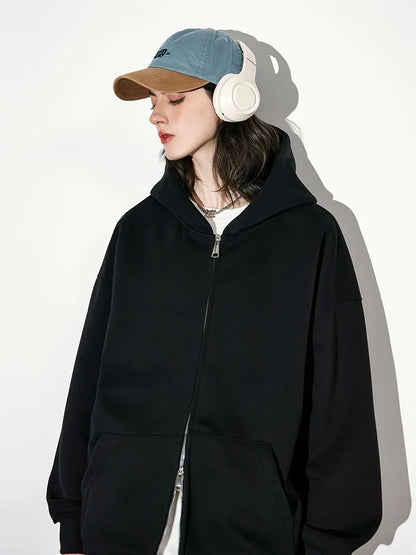 Women's Fashion Warm Hooded Jacket Fall Autumn Winter Gray