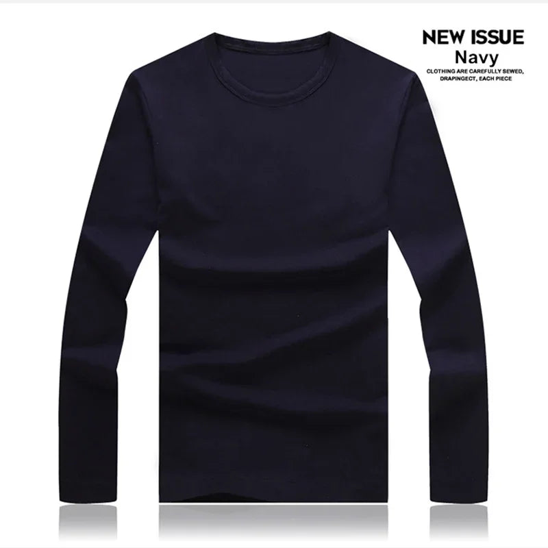 Men's Slim Fit O-Neck Long Sleeve T-Shirt 2025