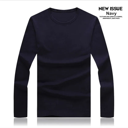Men's Slim Fit O-Neck Long Sleeve T-Shirt 2025