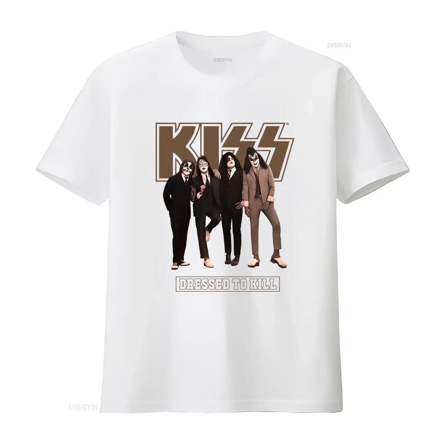 Kiss Band Vintage Washed Men's T-Shirt
