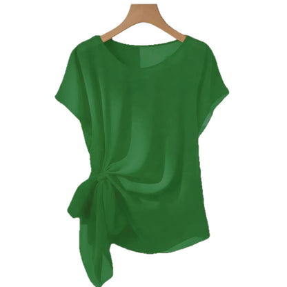 Yay Yeni Yüngül Qadın "Crew-Neck" T-shirt